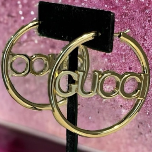 LNWOT GUCCI Hoops Earrings - Picture 11 of 11